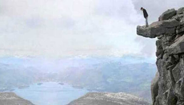 Are you standing on the edge of the cliff with your business?