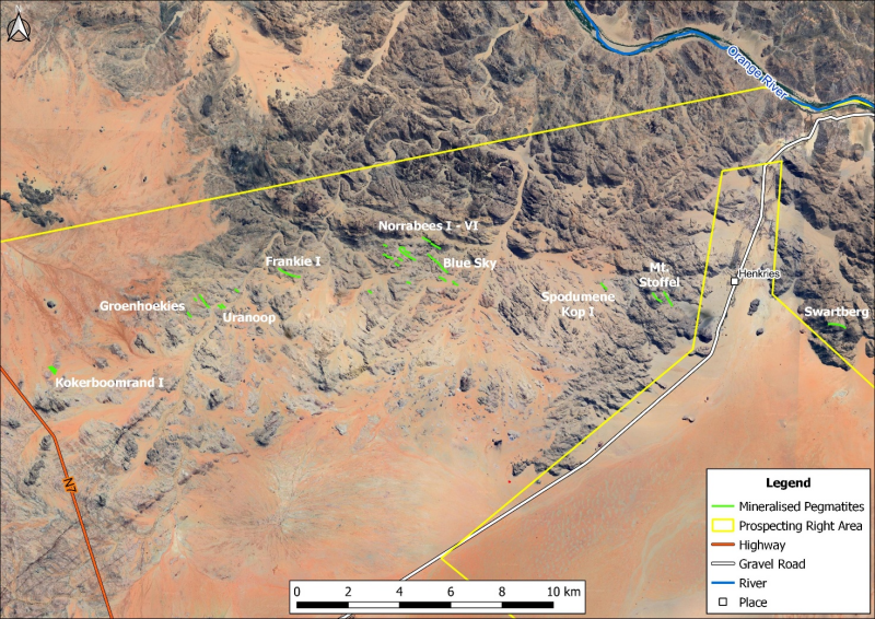 Cape Lithium Prepares Maiden Drilling Program At Norrabees Lithium Project, Northern Cape, South Africa.