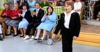 A classic Quebec television broadcast featuring a talented young performer singing on social media decades after the original recording